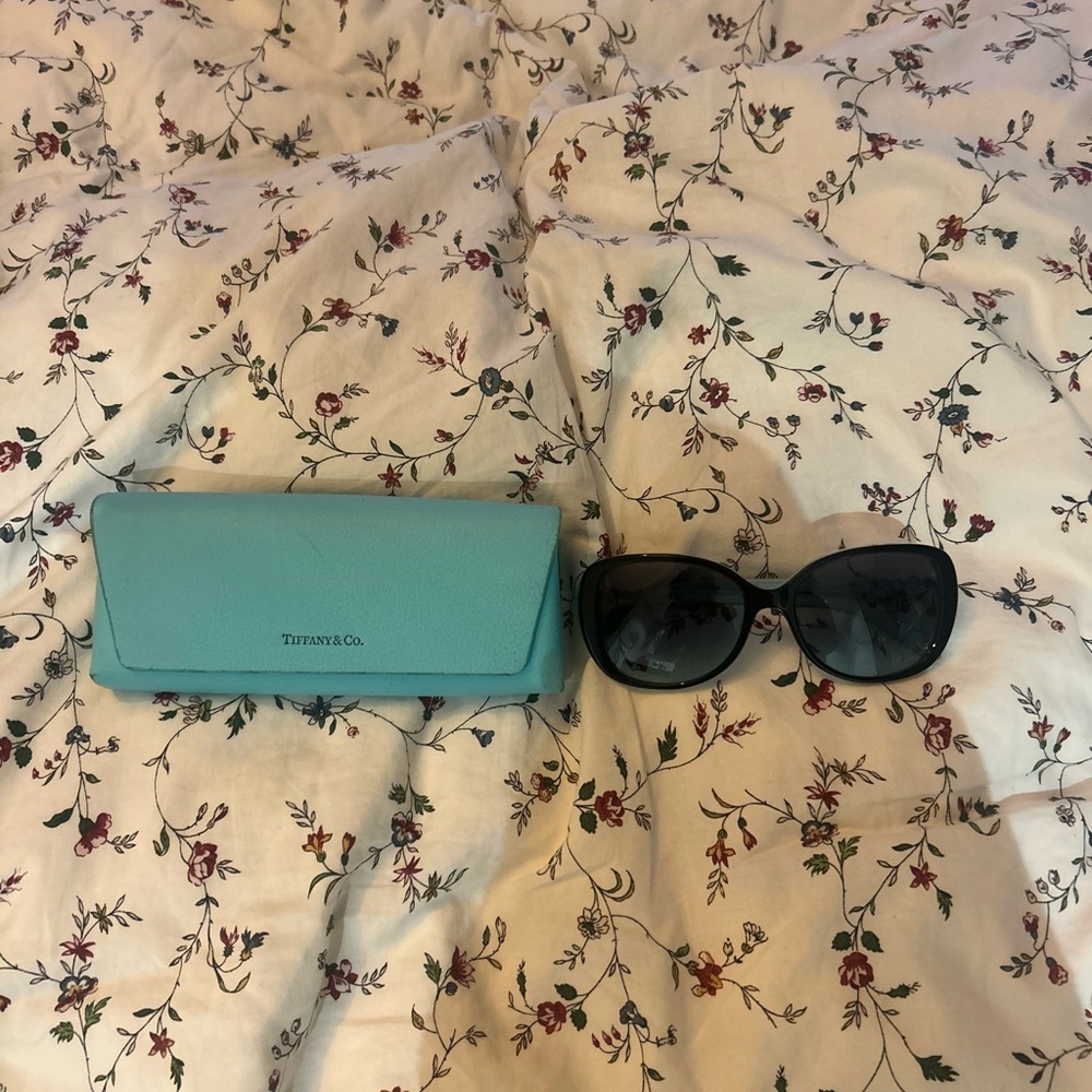Tiffany & Co. Black Sunglasses with Case